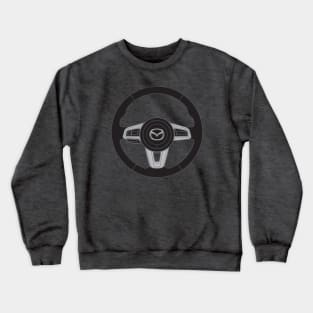 ND Roadster Steering wheel Crewneck Sweatshirt